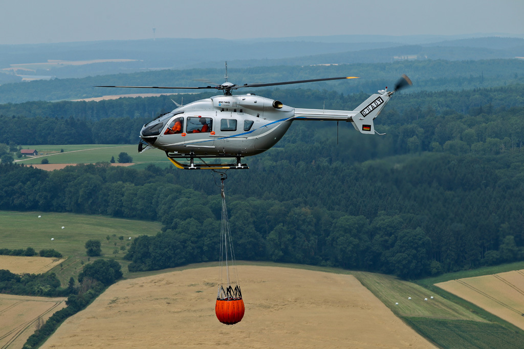 EC 145e demonstrator... e for economic (© Airbus Helicopters). 