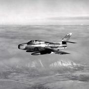 F-84F-25-RE (SN 51-1747) of the 162nd TFS - Minimonde76